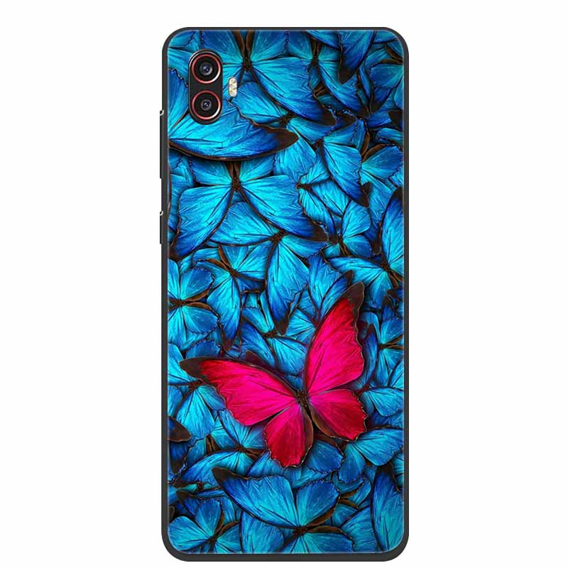 Flower Case For Samsung Galaxy Xcover6 Pro TPU Soft Silicone Back Cover For Samsung Galaxy Xcover Pro 2 Shell Xcover 6 Pro Funda