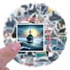 55 Новых Наклеек с Граффити на Тему Линкоров для Украшения Чемодана Наклейки на Мобильный Телефон