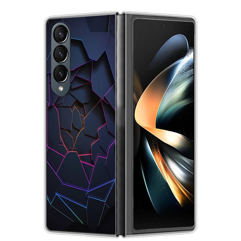 Чехол для Samsung Z Fold 4 ZFold 5 4 5G Жесткий прозрачный чехол для телефона для Samsung Galaxy Z Fold4 Fold5 Ударопрочный бампер Fundas
