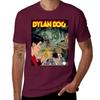 Футболка DYLAN DOG летняя одежда возвышенные черные тяжеловесы мужская одежда