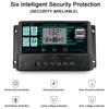 Solar Charge Controller 100A PWM LCD Display 12V/24V Dual USB 5V Output Panel Battery Regulator Intelligent