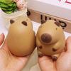 Cute Capybara Squeeze Ball Stress Balls Toys Soft Finger Squishy Squeeze Toy TPR Sensory Fidget Toys Stress & Anxiety Relief Calming Tool