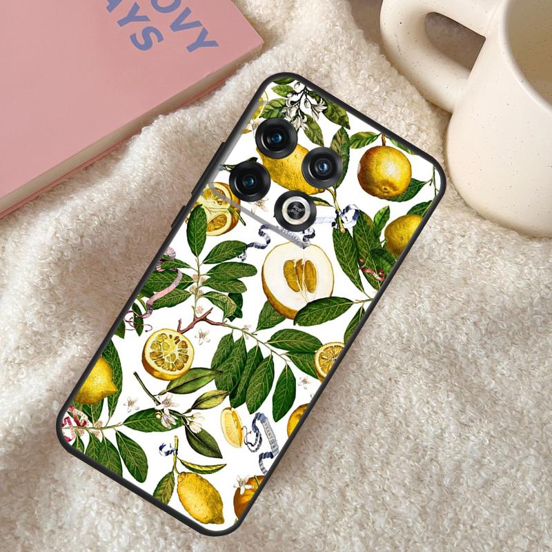 Tropical Summer Fruit Lemon Case For OnePlus 9 11 10 Pro 9R 9RT 10T 8T Cover For OnePlus Nord 2 2T CE2 N10 N20 N100 Ace