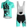 Men's Cycling Suit Short-sleeved Suit Summer Breathable Bicycle Overalls Road Mountain Bike Cycling Suit  Summer Breathable Cycling Suit Suit