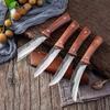 Stainless Steel Meat Cleaver Forged Boning Knife Butcher Knife Chef Knife with Sheath