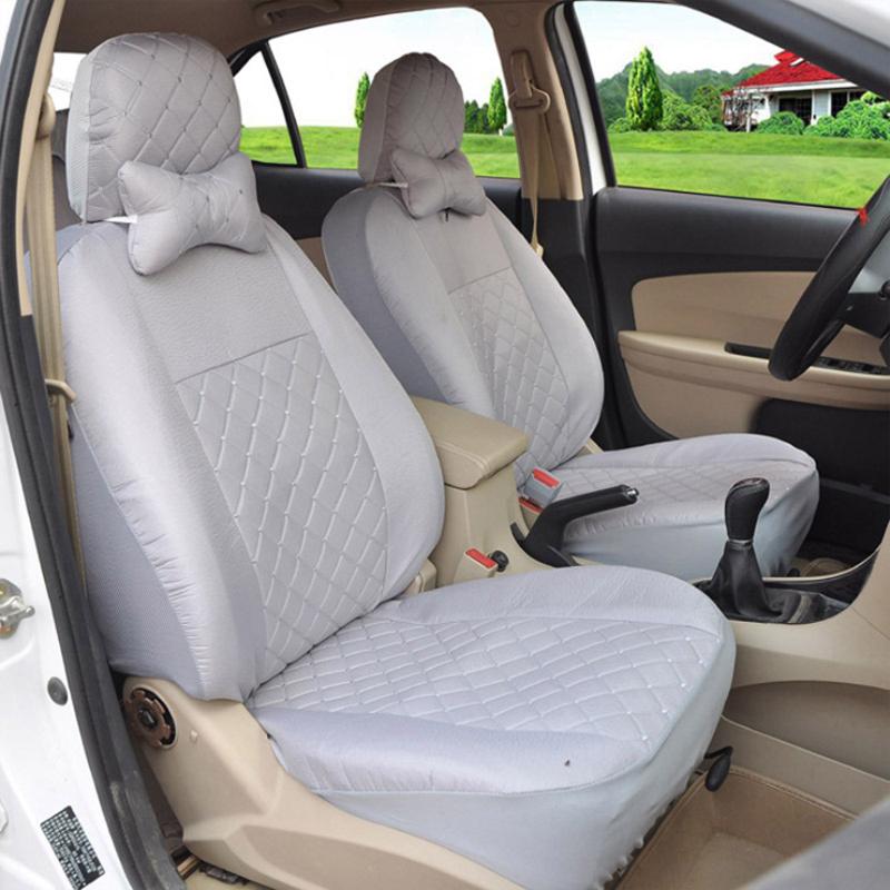 1 комплект, универсальный чехол на автомобильное сиденье, пятиместный автомобильный чехол на стул, защитный чехол спереди и сзади, подходит для Ford Focus Volkswagen