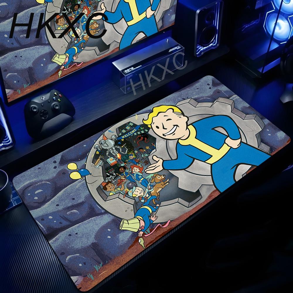 Anime FFallout XXL Mousepad Desk Accessories Keyboard Pads Carpet Thickened Desk Mat Computer Game Cabinet Lockedge Mouse Pad