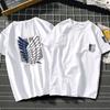 Summer Anime Attack On Titan Printed T Shirt Men Women Over Sized Trendy T-shirts Anime Fan T-shirt Harajuku Manga Summer Tops