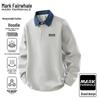 Mark Fairwhale Men's Lapel Loose Sweatshirt