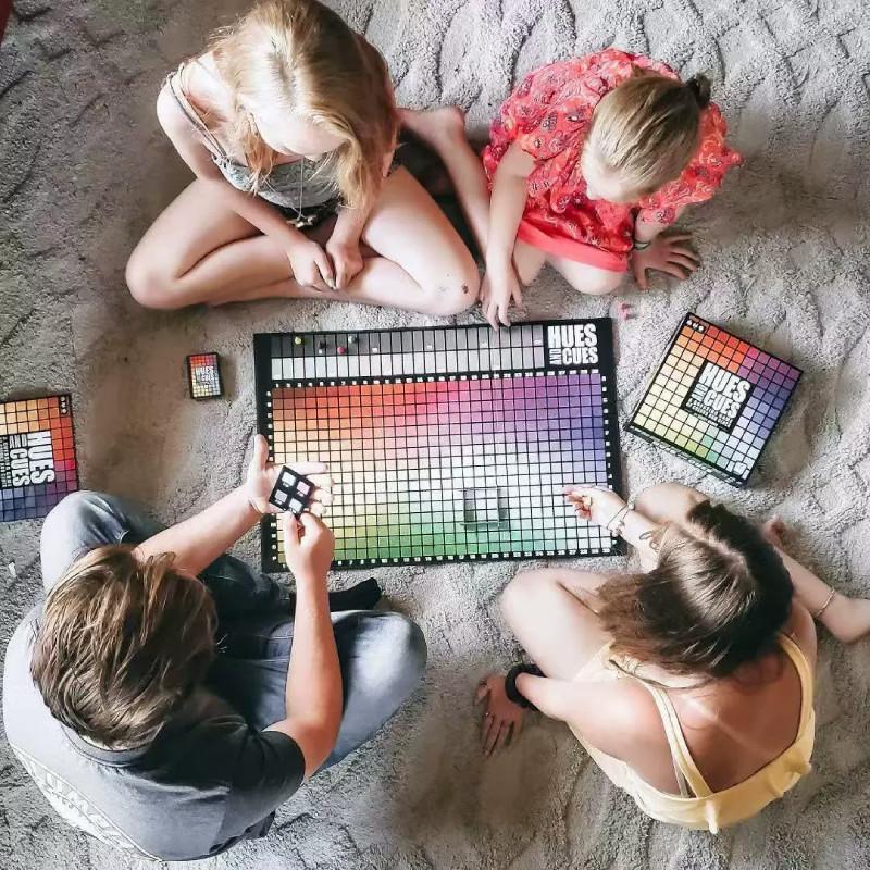 Подсказки Оттенки И Игра в Угадайку Цветов Настольная Игра Игрушки Подарок Образовательный