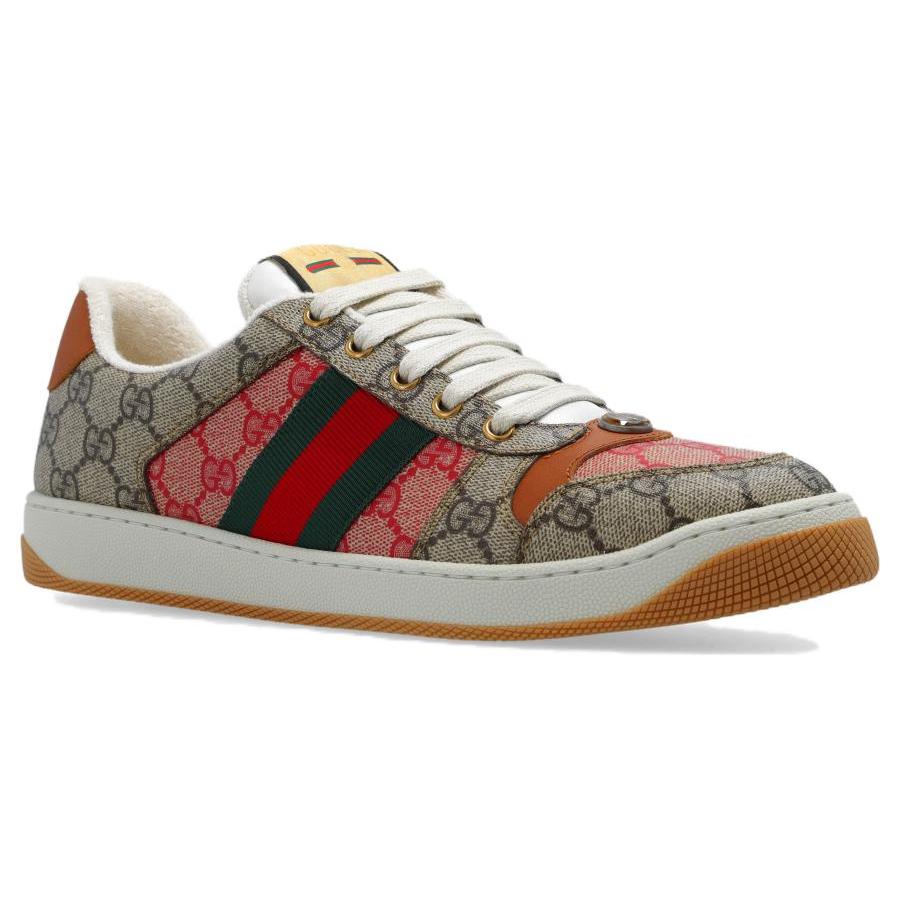 Gucci Womens Screener 'Year of the Rabbit' (women's sizes) Beige / Ebony Skate Shoes 722618 FABFO 9791