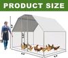 Outdoor Weatherproof Galvanized Chicken and Pigeon Coop
