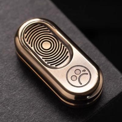 Mini Fidget Magnetic Push Card Mechanical Slider Stainless Steel Metal Pushing Plate Edc Sensory Relieve Stress Reducing Toys