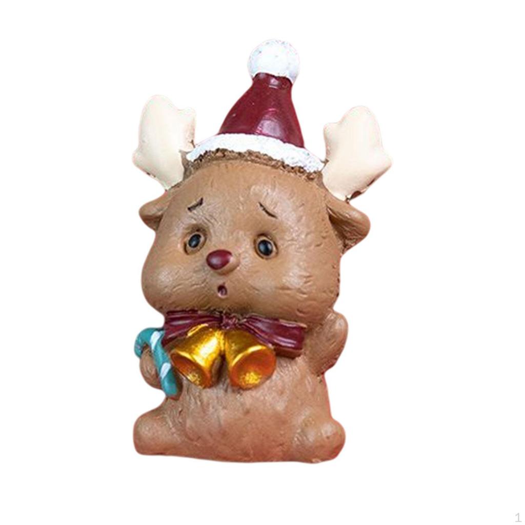 Christmas Figurine Home Decorative Mini Ornament DIY Crafts Micro Landscape Sculpture Miniatures