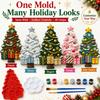 Christmas Tree Shape Christmas Tree Mold Gypsum Casting Plaster Casting Mold  Holiday Party