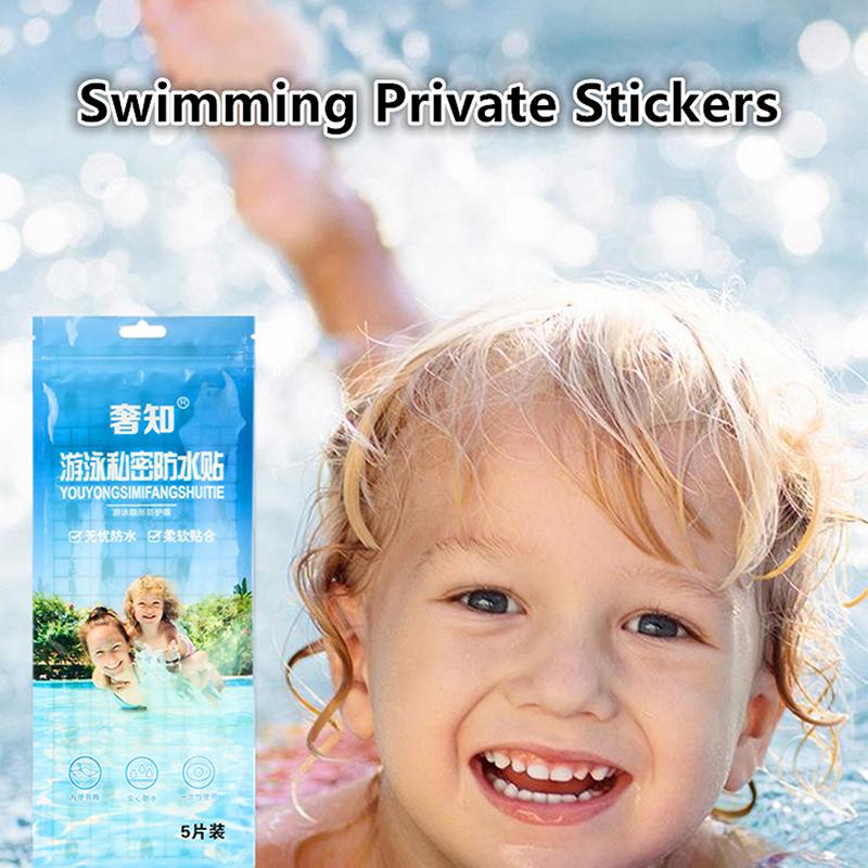 5 шт. Водонепроницаемые женские интимные накладки, гипоаллергенные наклейки для плавания, защита от грязи