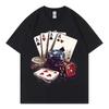 Funny Casino Poker Graphic T Shirts Men Women Clothing Fashion Y2k Short Sleeve T-shirt High Quality Cotton Summer T-shirts