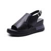 Thick-soled Wedge Sandals Women's 2025 New Summer High-heeled Fish Mouth Women's Shoes Muffin Shoes Women