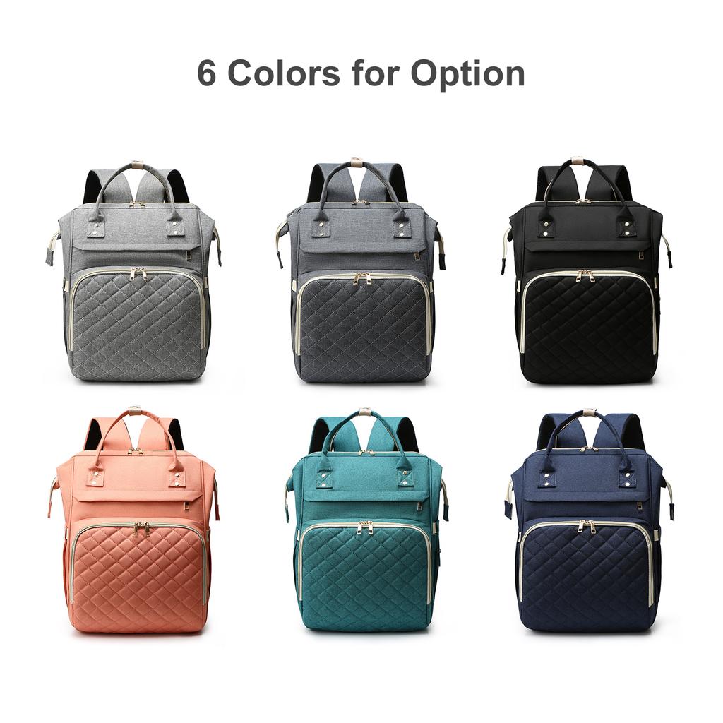 Портативная сумка для подгузников, рюкзак большой вместимости, водонепроницаемая дорожная сумка для кормления ребенка, сумка для мамы с USB-портом для зарядки, ремни для коляски, термокарманы