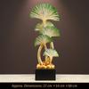Large-leaf ginkgo leaf ornament, suitable for home decoration, living room, entryway, handicrafts, housewarming, or business opening gifts