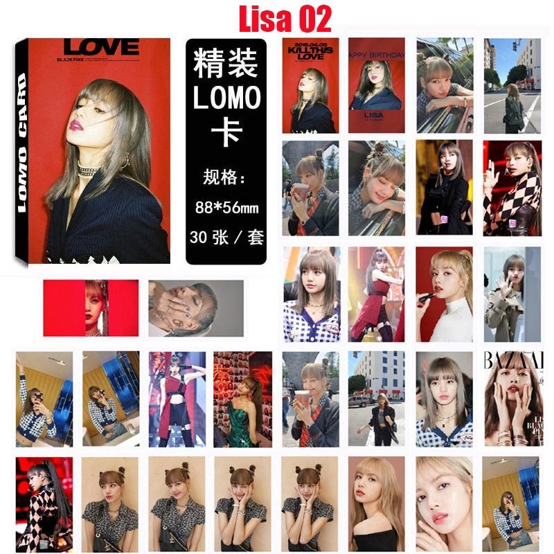 В НАЛИЧИИ// 30 шт./коробка Альбом с Lomo-карточками K-pop BLACKPINK "SQUARE UP" "Kill This Love" Дженни Джису Розэ Лиса HD Фотокарточки Карточки--Случайный выбор