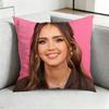 JessicaA AAlba Actor Pillow Case Square DoubleSided Sofa Cushion Cover Bedroom Bedside Pillow Gift