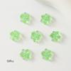 50 шт. 3D Ледяные Полупрозрачные Градиентные Цветы-Цветы Шармы для Ногтей Светящиеся Маникюрные Арт-Украшения для Дизайна Ногтей