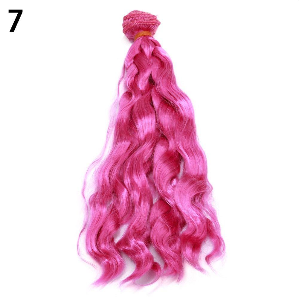 1PC Hot Synthetic Fiber 20cm Doll Wigs Wig Hair Long Straight DIY Dolls Accessories