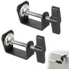 Set of 2 C-Shaped Metal Woodworking Clamps, Adjustable, Maximum Opening 45mm, Fixing Hardware, DIY Tool, Shelf Bracket, Drawer G-Clamp, Hanging