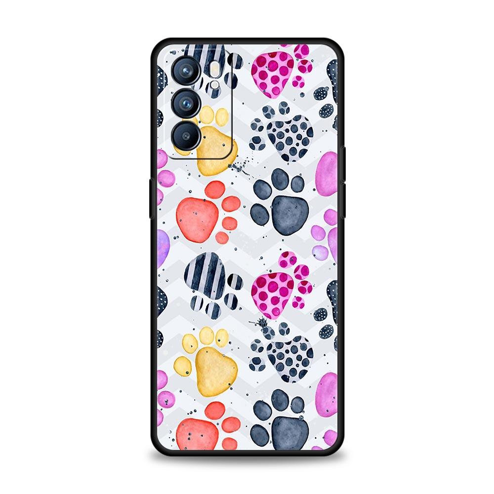 Милый чехол для Oppo Reno8 Reno7 Reno6 Pro A54 5G Find X6 X5 A53 A52 A9 A15 A95 A17 A16 A76 A74 A57 A31