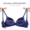 Seamless Bras For Women Push Up No Wire Brassiere A B Cup Underwear Sexy Bralette Three Quarters Lingerie