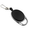 Retractable Keychain Badge Holder with Anti-Lost Lanyard and Easy Pull Buckle