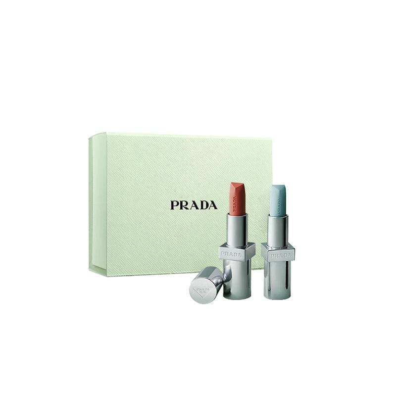 Prada Двойная помада с увлажняющим и стойким цветом