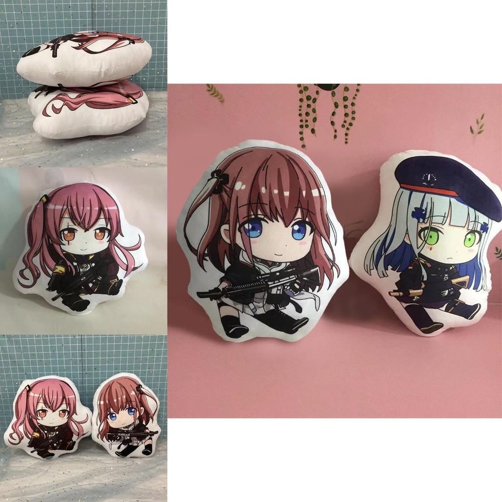 Soft And Crystal Super Soft Girls' Frontline Plush Pillow Star15 Double-sided Print Plush Keychain Pendant Doll