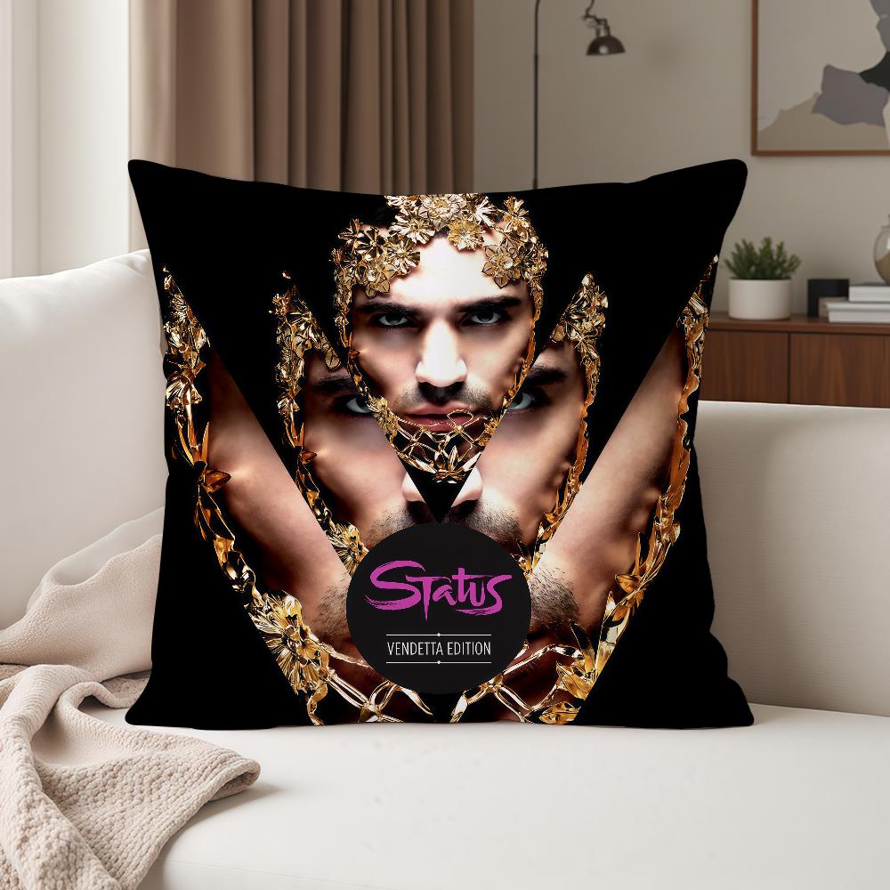 Singer E FINITA LA PACE MMarracash Pillow Case Suitable For Bedrooms Living Rooms Cars Home Decoration