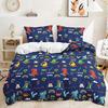 Three-Piece 3D Quilt Cover Spaceship Children'S Kit Bedding