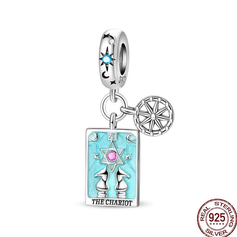 Шармы Медь Карта Таро Дьявол Отшельник Колесо Фортуны Солнце Звезда Подвеска Подходит для Браслетов Ожерелья DIY Ювелирные изделия
