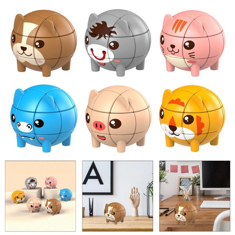 3D Кубики с животными Игрушка для детей, развивающая логическое мышление и навыки решения задач, игрушка-головоломка