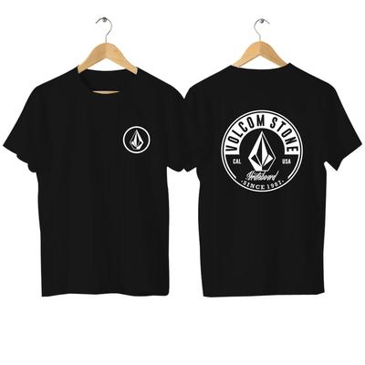 Футболка Volcom Stone Тренд Мужская Женская Футболка Лето Хлопковая Футболка Оверсайз С Коротким Рукавом Футболка Брендовый Принт Топ Одежда Уличная Одежда#Цвет(1)