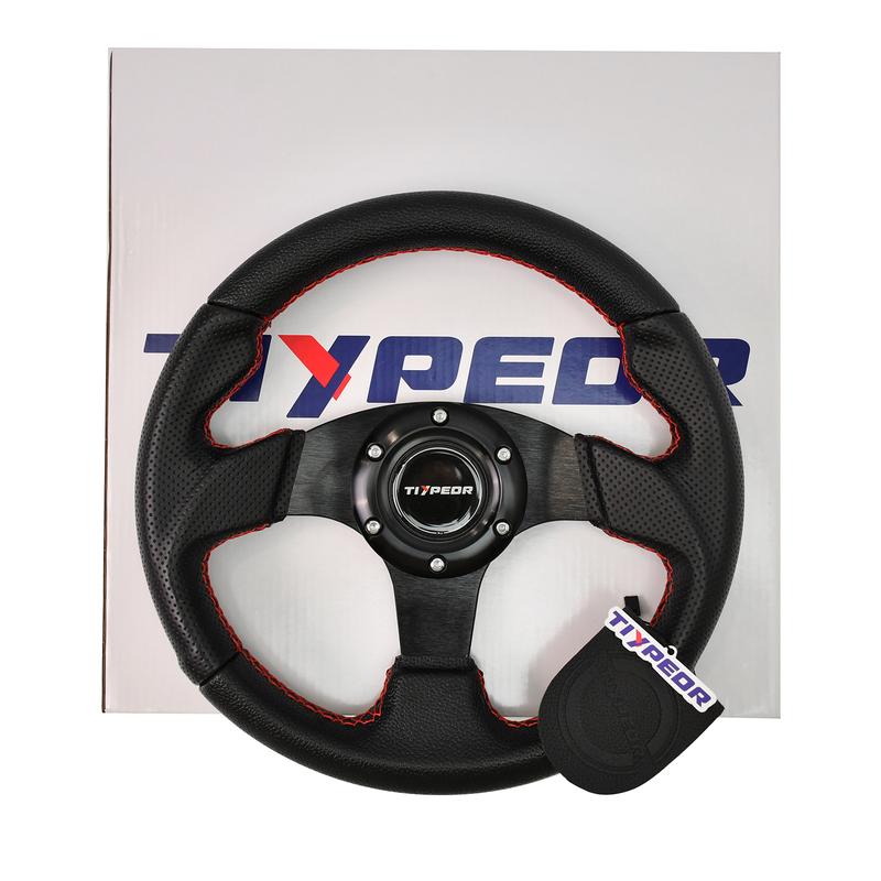 TIYPEOR Japanese Jdm Stylefor Retro 11.5 Inches 280mm Steering Wheel for Racing Style