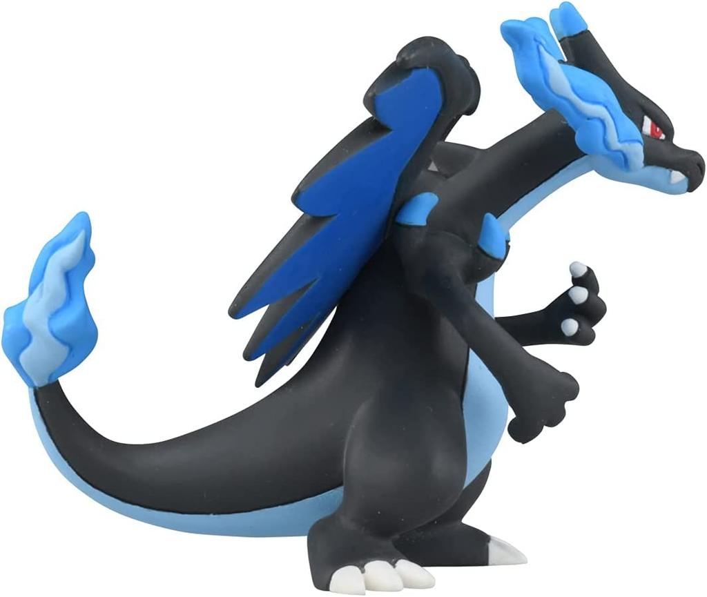 Takara Tomy "Pokémon Moncolle MS-51 Mega Charizard X" Pokémon Figure Toy, Ages 4 and Up, Meets Toy Safety Standards, ST Mark, Pokémon TAKARA TOMY