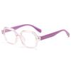 Kids Anti Blue Light Glasses, Polygon Square Frame Computer Eyewear, Multiple Colors Eye Protection for Boys & Girls