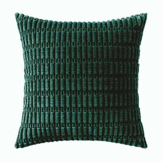 Двусторонняя однотонная вельветовая подушка, диванная подушка, поясничная подушка, однотонная подушка для стула, колосья пшеницы и кукурузные зерна