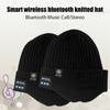 Earphone Cap Winter Keep Warm Knitting Hat With Mic Music Hat Wireless Bluetooth Headphone MP3 Headset Mic Sports Running Hat