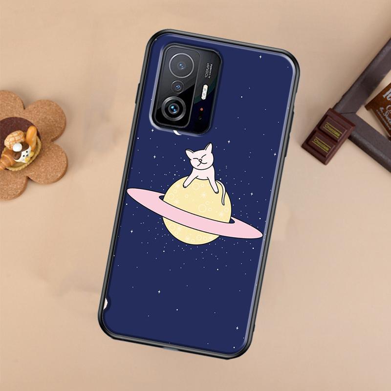 Чехол 'Кошки в космосе' для Xiaomi POCO X7 X6 Pro X3 X5 M6 F3 F5 F6 Pro 11T 12T 13T 14T Pro 13 14 Ultra