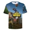 Футболка Fortnite для подростков с 3D-принтом, летняя, дышащая, хлопковая