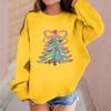 Children's Fashionable Casual Long-sleeved Loose Christmas Print Pullover Sweatshirt