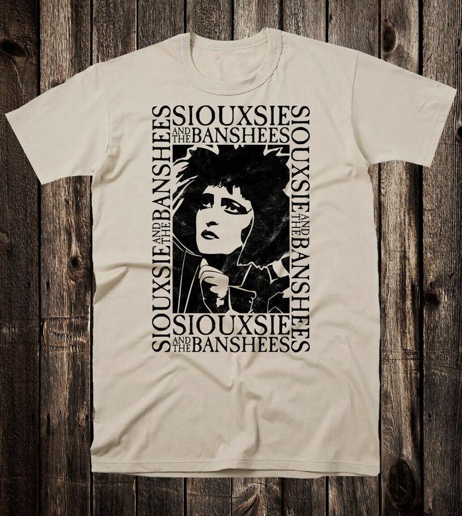 Ретро Футболка 100% Хлопок 80-х 90-х Готика Siouxsie And The Banshees