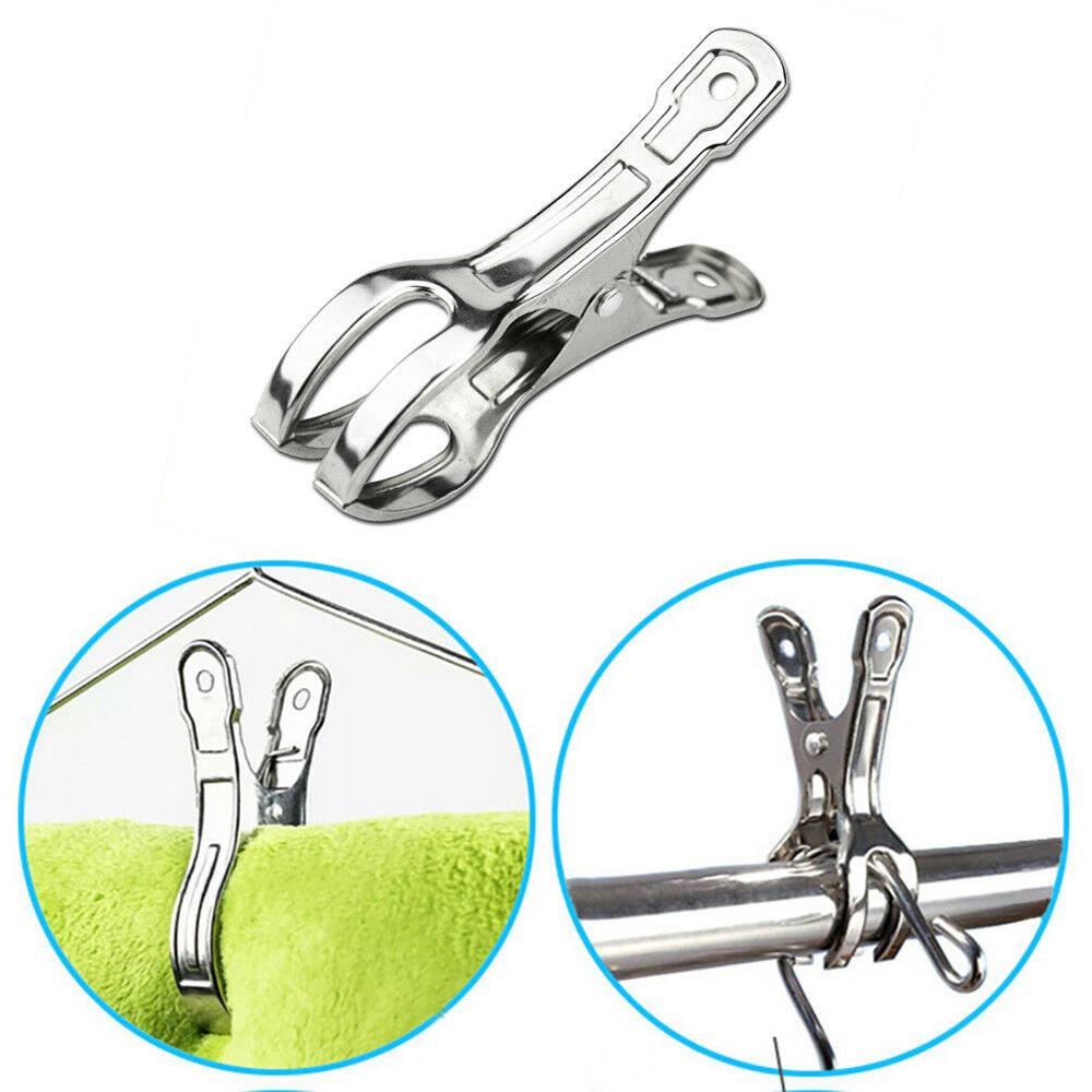 Metal Washing Household Drying Hanger Clothing Clothes Pegs Sealing Clip File Clip Clothes Pins