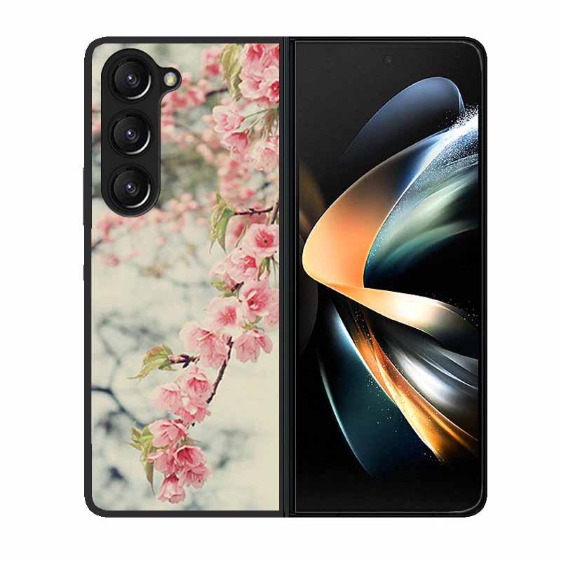 Чехол-крышка для телефона Samsung Z Fold 6 Волк Черный Пластиковый Жесткий Задний Чехол для Samsung Galaxy Z Fold6 Fold 4 3 2 5 Чехол Funda